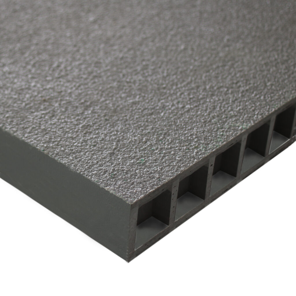 Solid top panels with a solid bottom to create a sandwich panel