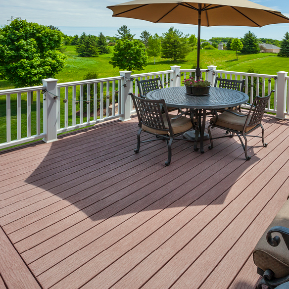 WPC Decking in use outside a restaurant