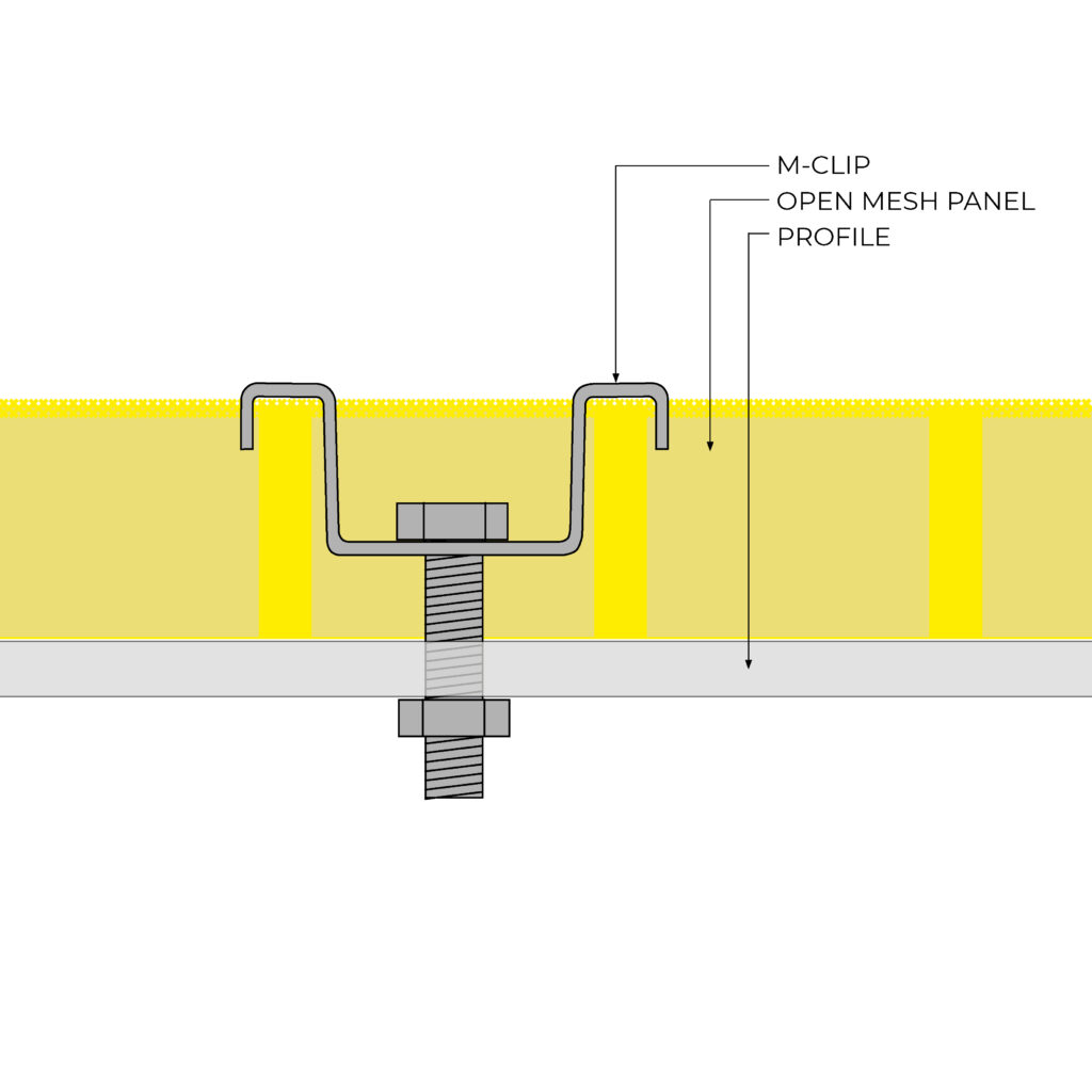 GRP Fixing M-Clip graphic